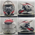 helmet AFRICA TWIN WHITE ENDURO CASCO